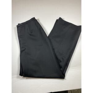 Lafayette 148 Trousers Dress Pants Black Size 10 Fully Lined Side Zip Wool